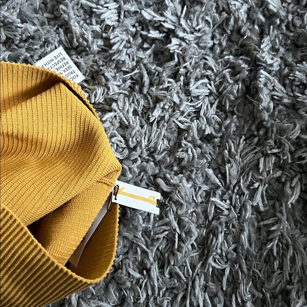 ARITZIA Mustard Yellow Essamba Tub top - Picture 4 of 4